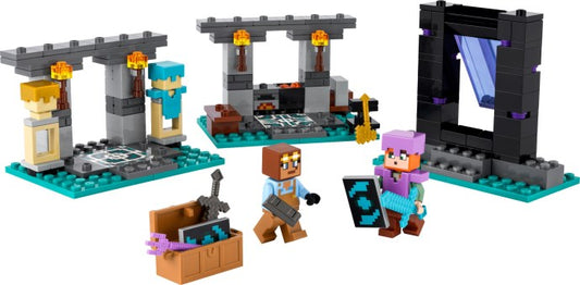LEGO Minecraft De wapensmederij Avontuurlijk Actie Speelgoed voor Kinderen 21252