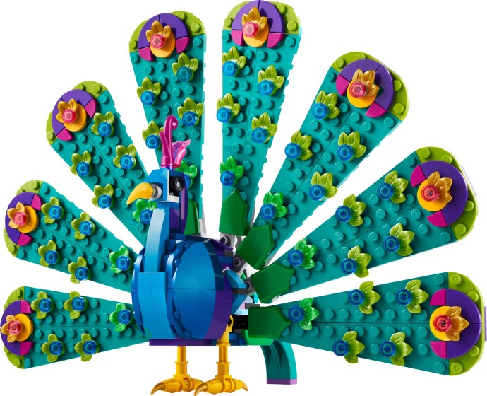 LEGO 31157 Creator 3in1 Exotische pauw met Libelle en Vlinder Speelgoed Set