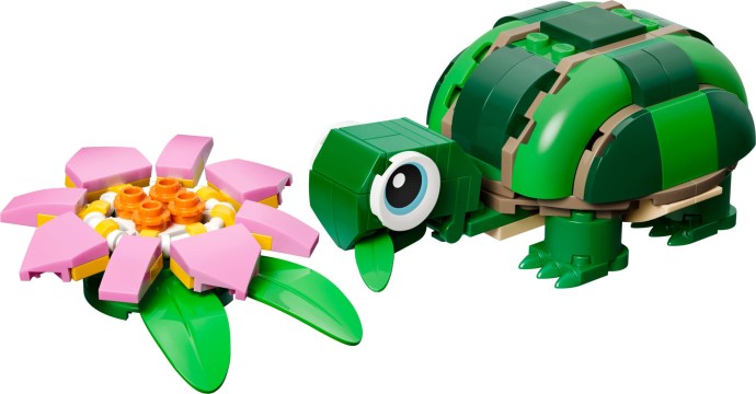 LEGO® Creator 3in1 Schildpad met Waterlelie - Speelgoedmodel - Bouw Om tot Kameleon of Kikker - 31377