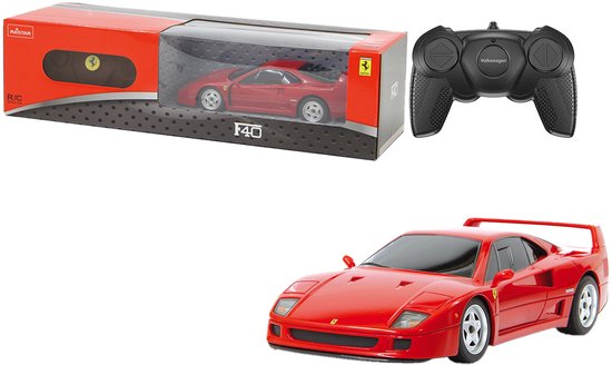 Jamara RC voertuig Auto - 405167 RC Auto - Ferrari F40 - Rood - 2,4 GHz RC Model Kant en Klaar - 1:24 Bestuurbare Auto