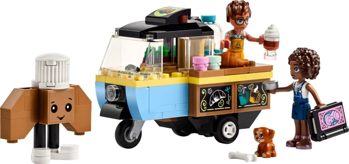 LEGO 42606 Friends Bakkersfoodtruck Bakkerij Speelgoed Voertuig Set met Mini Poppetjes
