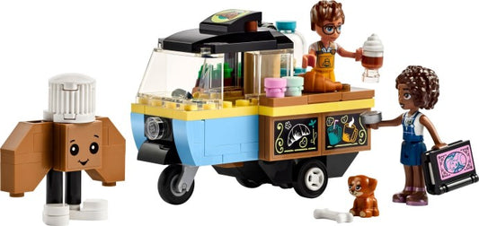 LEGO 42606 Friends Bakkersfoodtruck Bakkerij Speelgoed Voertuig Set met Mini Poppetjes