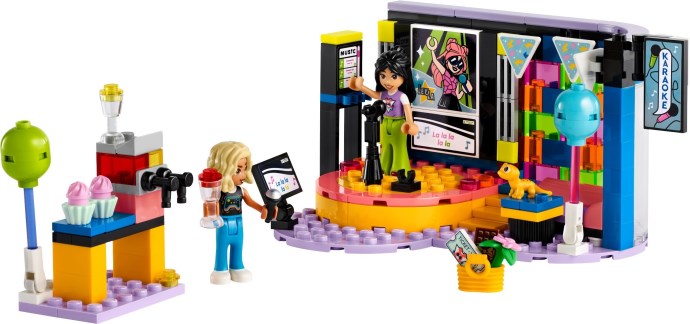 LEGO 42610 Friends Karaoke muziekfeestje Speelgoed Rollenspellen Set met Mini Poppetjes