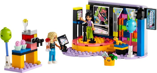 LEGO 42610 Friends Karaoke muziekfeestje Speelgoed Rollenspellen Set met Mini Poppetjes
