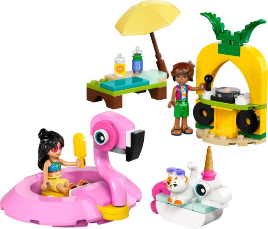 LEGO Friends Zwembadfeestje met Flamingo en Eenhoorn Speelgoed - 42658