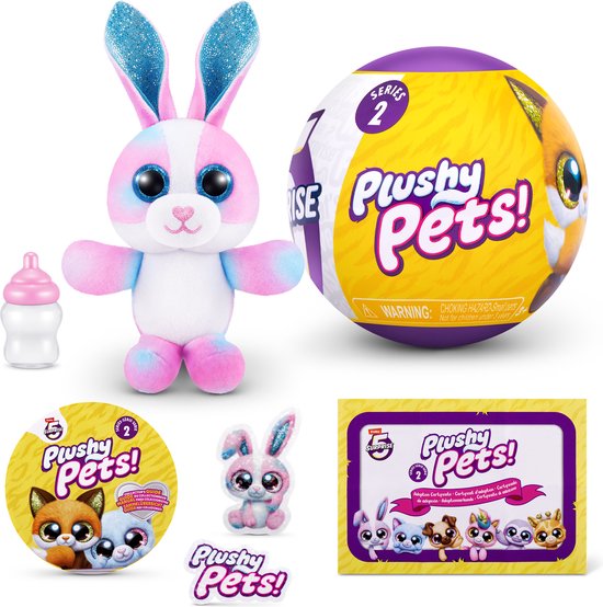 5 Surprise Plushy Pets Serie 2 van ZURU
