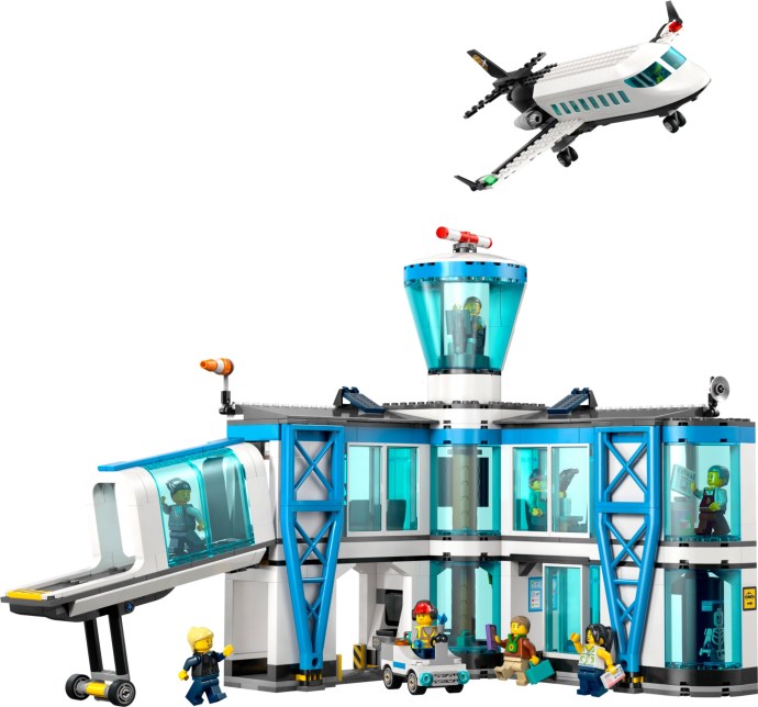 LEGO - My City 60502 - Luchthaven met Vliegtuig