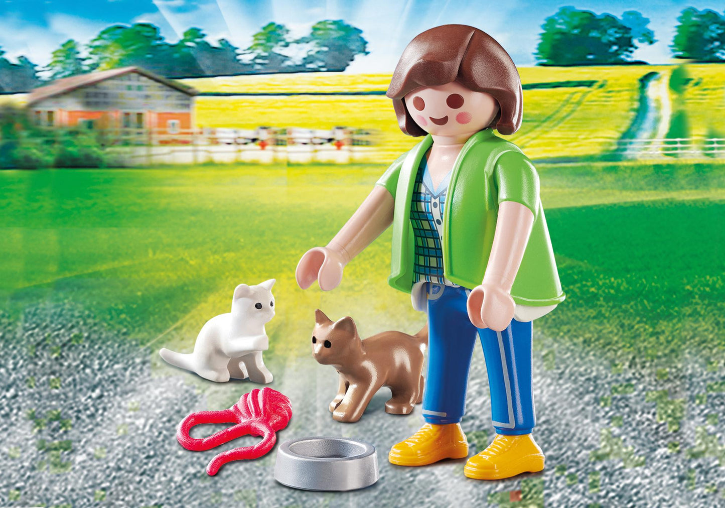 PLAYMOBIL Playmo-Friends Vrouw met kittens - 70562