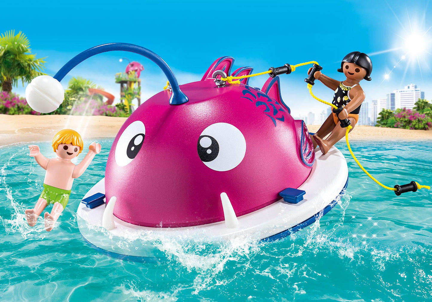 PLAYMOBIL Family Fun Beklimmen zwemeiland - 70613