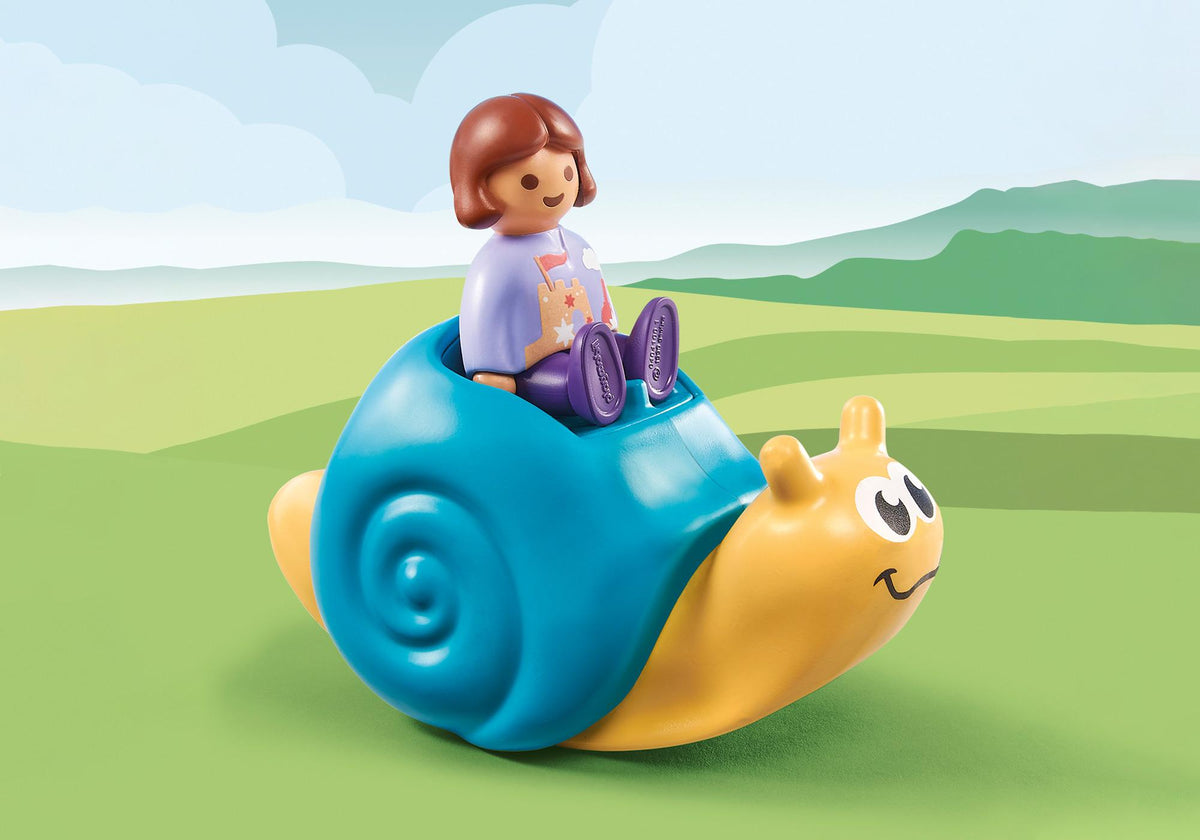 PLAYMOBIL 1.2.3 - Schommelende slak - 71322