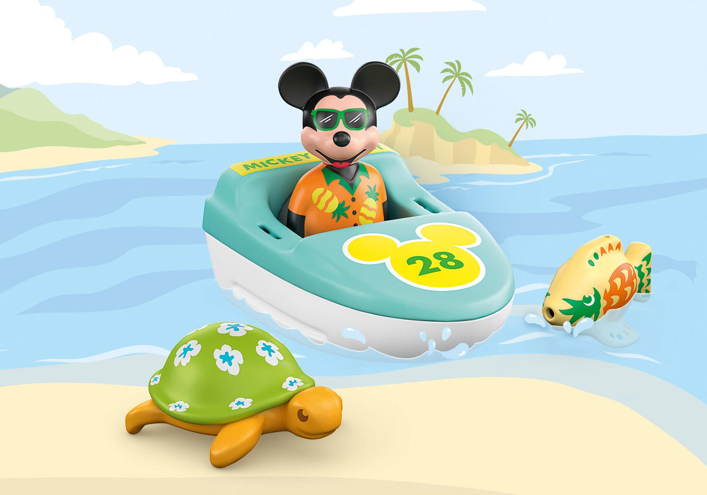 PLAYMOBIL 1.2.3 & Disney: Mickys Bootstour - 71417