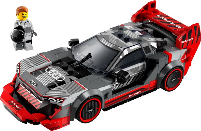 LEGO 76921 Speed Champions Audi S1 e-tron quattro racing car Toy Car Building Kit for Kids, Gift for Boys and Girls from 9 years who like to play Role Games