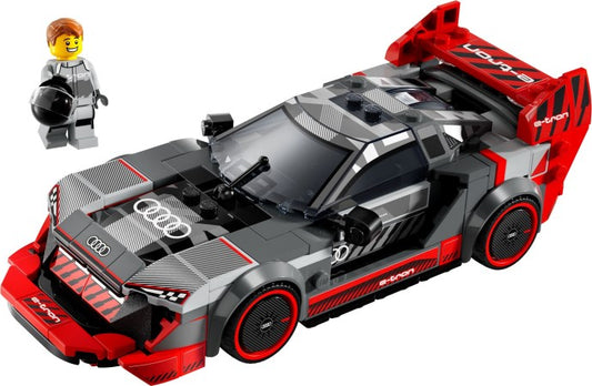 LEGO 76921 Speed Champions Audi S1 e-tron quattro racing car Toy Car Building Kit for Kids, Gift for Boys and Girls from 9 years who like to play Role Games