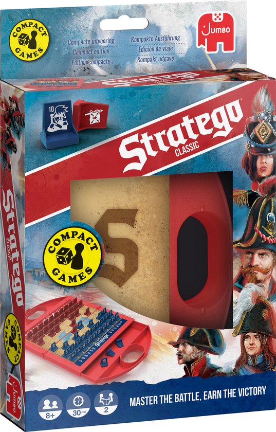 Jumbo - Stratego Compact - Reisspel - Bordspel - vanaf 8 jaar